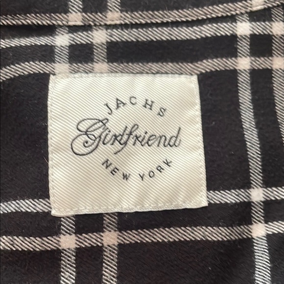JACHS Girlfriend Black and White Checkered Shirt - Picture 4 of 5